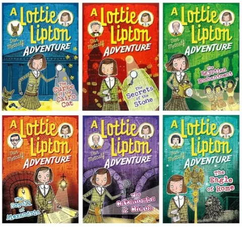 Coperta cărții The Lottie Lipton Adventures Series 6 Books Collection Set