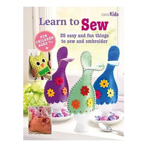 Coperta cărții Children's Learn to Sew Book