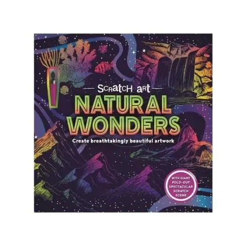 Coperta cărții Natural Wonders (Scratch Art for Adults), Books 9781803682693