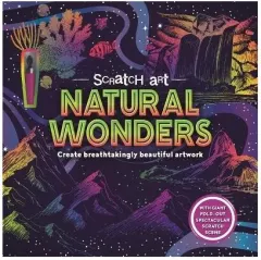 Coperta cărții Natural Wonders (Scratch Art for Adults), Books 9781803682693
