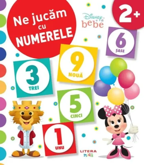 Coperta cărții Disney Bebe. Ne jucam cu numerele