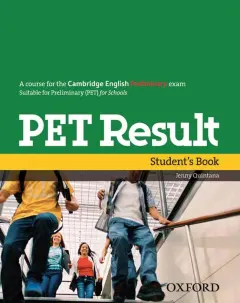 Coperta cărții PET Result: Student's Book- REDUCERE 30%