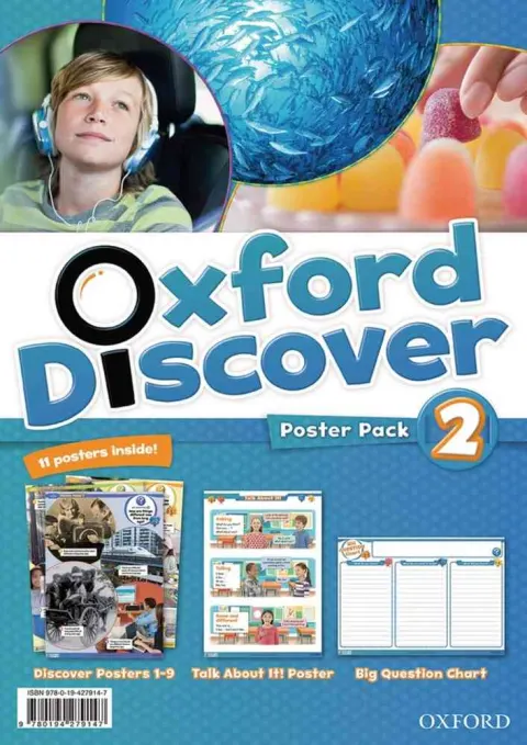 Coperta cărții Oxford Discover 2 Poster Pack- REDUCERE 30%