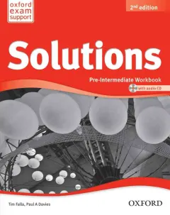 Coperta cărții Solutions 2nd Edition Pre-Intermediate: Workbook- REDUCERE 20%
