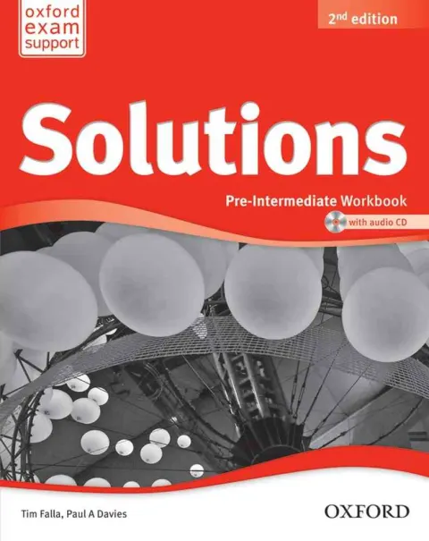 Coperta cărții Solutions 2nd Edition Pre-Intermediate: Workbook- REDUCERE 20%