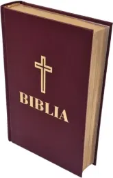 Coperta cărții Biblia, format 053 grena, aurita