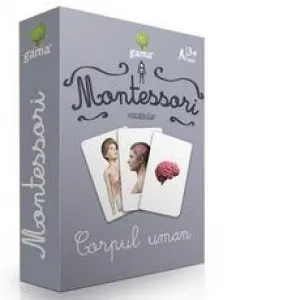 Coperta cărții Carti de joc Montessori - Corpul uman
