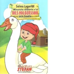 Coperta cărții Minunata calatorie a lui Nils Holgersson prin Suedia