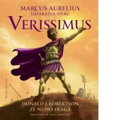 Coperta cărții Verissimus: Marcus Aurelius, imparatul stoic. Roman grafic