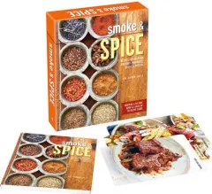 Coperta cărții Smoke & spice: recipes for delicious BBQ rubs, marinades, glazes & butters