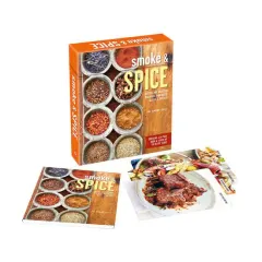 Coperta cărții Smoke & spice: recipes for delicious BBQ rubs, marinades, glazes & butters