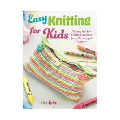 Coperta cărții Easy knitting for kids: 35 easy and fun knitting projects for children aged 7 years +