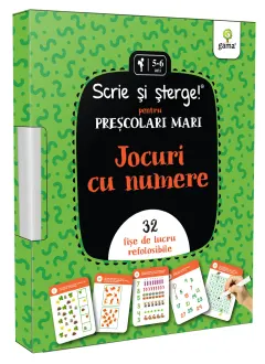 Coperta cărții Jocuri cu numere pentru prescolari mari