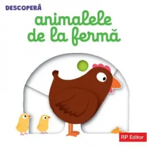 Coperta cărții Animalele de la ferma. Carte interactiva