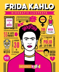 Coperta cărții Frida Kahlo. Biografie ilustrata