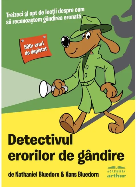 Coperta cărții Detectivul erorilor de gândire