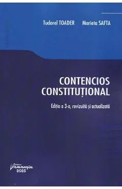 Coperta cărții Contencios constituțional