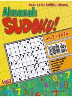 Coperta cărții Almanah Sudoku! Nr.3 din 2025
