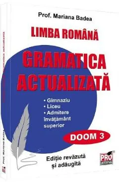 Coperta cărții Limba romana. Gramatica actualizata pentru elevi