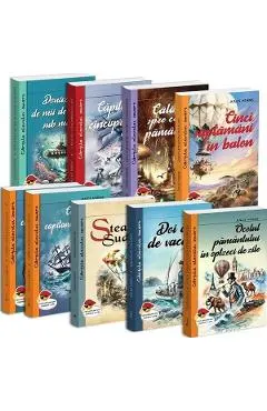 Coperta cărții Pachet 9 carti: Jules Verne