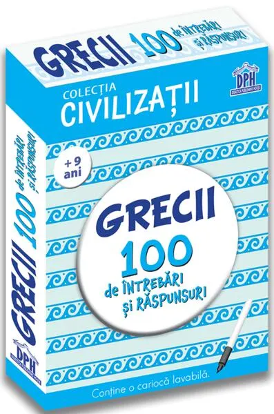 Coperta cărții Grecii. 100 de întrebări și răspunsuri