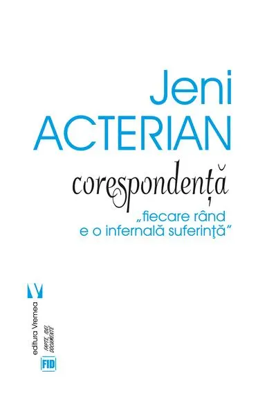 Coperta cărții Corespondenta