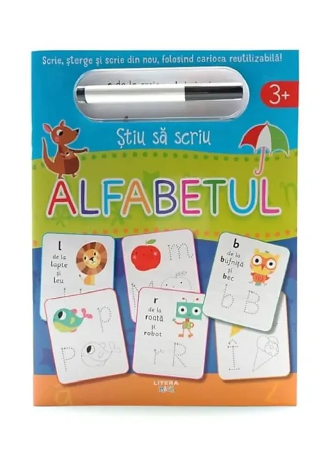 Coperta cărții Știu să scriu: Alfabetul