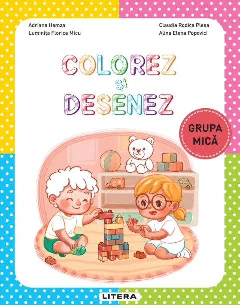 Coperta cărții Colorez si desenez. Grupa mica