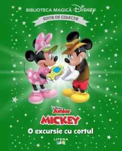 Coperta cărții Mickey. O excursie cu cortul. Disney. Biblioteca magica. Editie de colectie