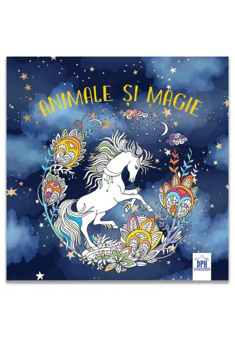 Coperta cărții Animale si magie - Carte de colorat