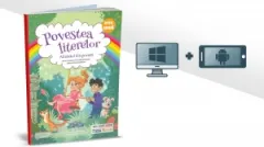 Coperta cărții Povestea literelor - Alfabetul din povesti. Jocuri educative si activitati distractive pentru clasa pregatitoare