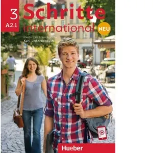 Coperta cărții Schritte international Neu 3 Kursbuch + Arbeitsbuch mit Audios online