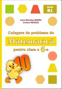 Coperta cărții Culegere de probleme de matematica pentru clasa a 6-a (editia 2026)