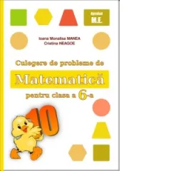 Coperta cărții Culegere de probleme de matematica pentru clasa a 6-a (editia 2026)