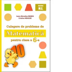 Coperta cărții Culegere de probleme de matematica pentru clasa a 6-a (editia 2026)
