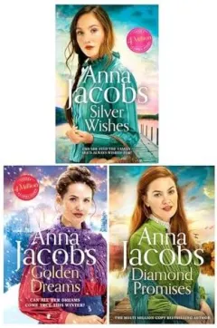 Coperta cărții Anna Jacobs Jubilee Lake Series 3 Books Collection Set (silver Wishes, Golden Dreams, Diamond Promises)