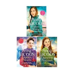 Coperta cărții Anna Jacobs Jubilee Lake Series 3 Books Collection Set (silver Wishes, Golden Dreams, Diamond Promises)