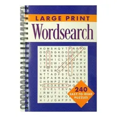 Coperta cărții Large Print Wordsearch- Books Kinokuniya