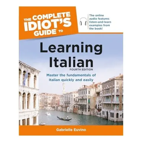 Coperta cărții The Complete Idiots Guide To Learning Italian, Gabrielle Euvino