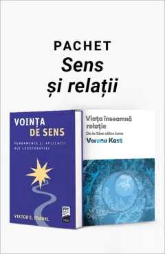 Coperta cărții Pachet Sens și relații. Voința de sens/Viața înseamnă relație - Viktor E. Frankl