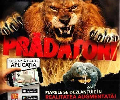 Coperta cărții Pradatori. Fiarele se dezlantuie in realitate augmentata