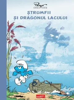 Coperta cărții Ștrumfii și dragonul lacului