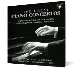 Coperta cărții The Great Piano Concertos (6 CD)