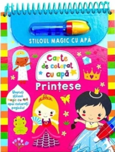 Coperta cărții Stiloul magic cu apa. Printese