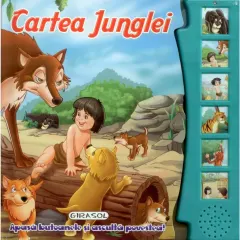 Coperta cărții Cartea junglei. Citește și ascultă