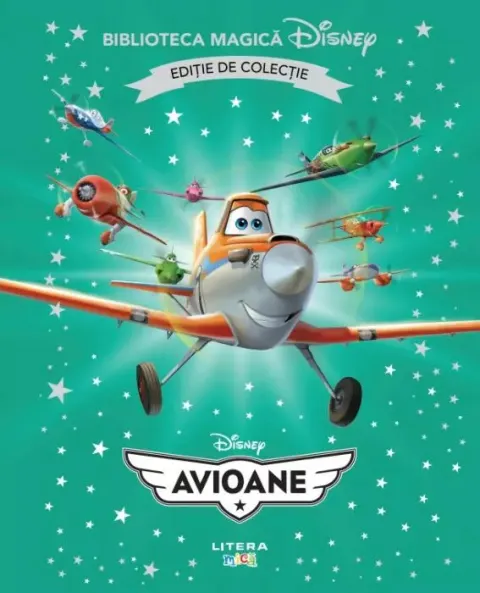 Coperta cărții Avioane. Biblioteca magica Disney