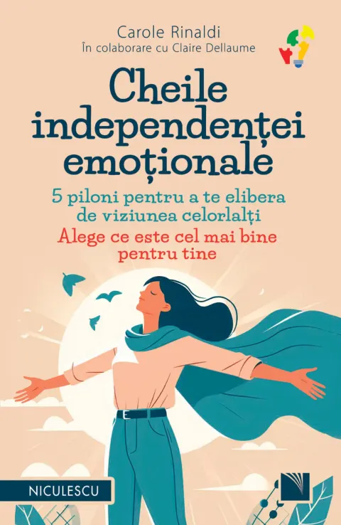 Coperta cărții Cheile independenței emoționale. 5 piloni pentru a te elibera de viziunea celorlalți. Alege ce este cel mai bine pentru tine
