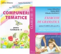 Coperta cărții Pachet Exercitii de gramatica si compuneri tematice pentru clasele II-V (2 carti)