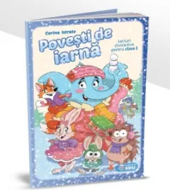 Coperta cărții Povesti de iarna. Lecturi distractive pentru clasa I