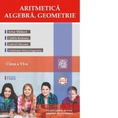 Coperta cărții Aritmetica, algebra, geometrie. Clasa a VI-a: Auxiliar + Brosura rezultate, indicatii, solutii, editia 2024